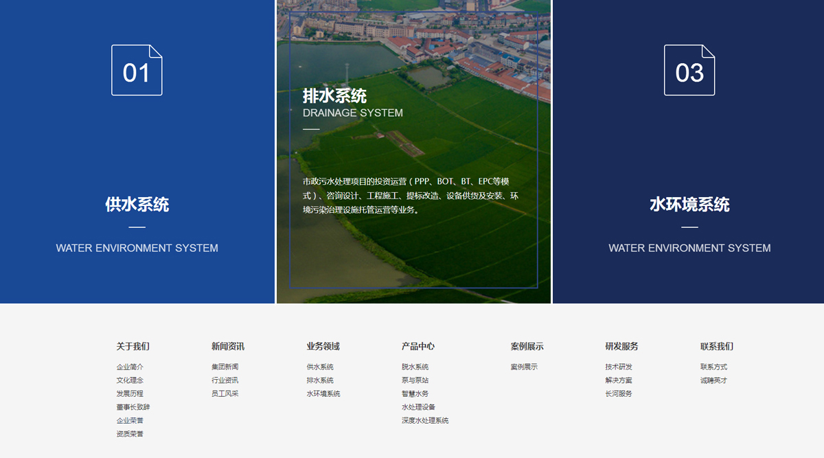 昆明環(huán)保類網(wǎng)站開發(fā) 網(wǎng)站底部 三合一，四合一 m.sdmbiq.cn